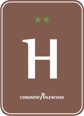 Placa distintiva hotel rural de 2 estrellas